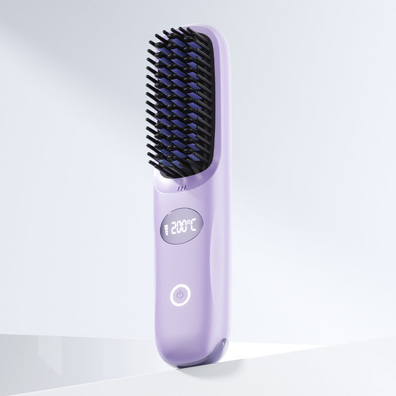 Rechargeable Hair Straightening Comb