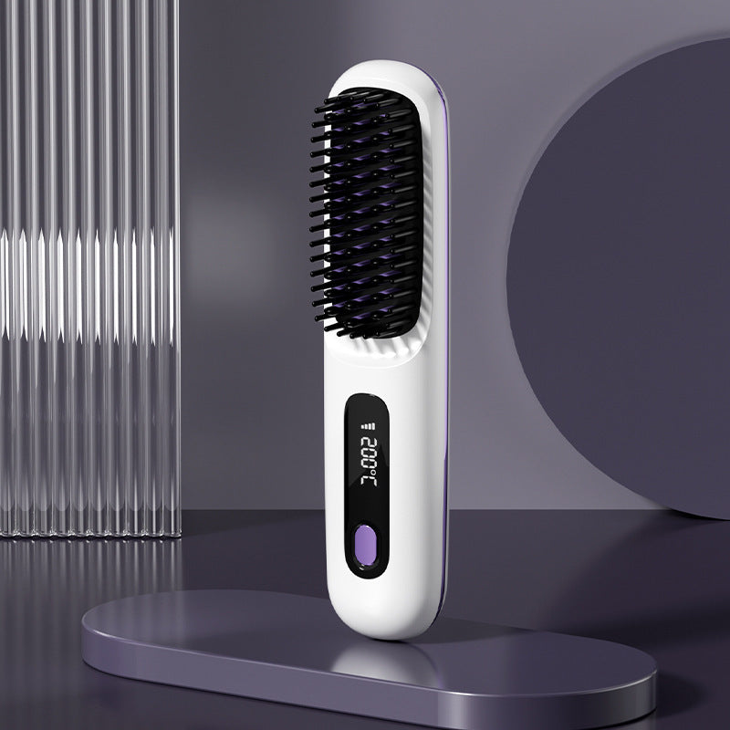 Rechargeable Hair Straightening Comb