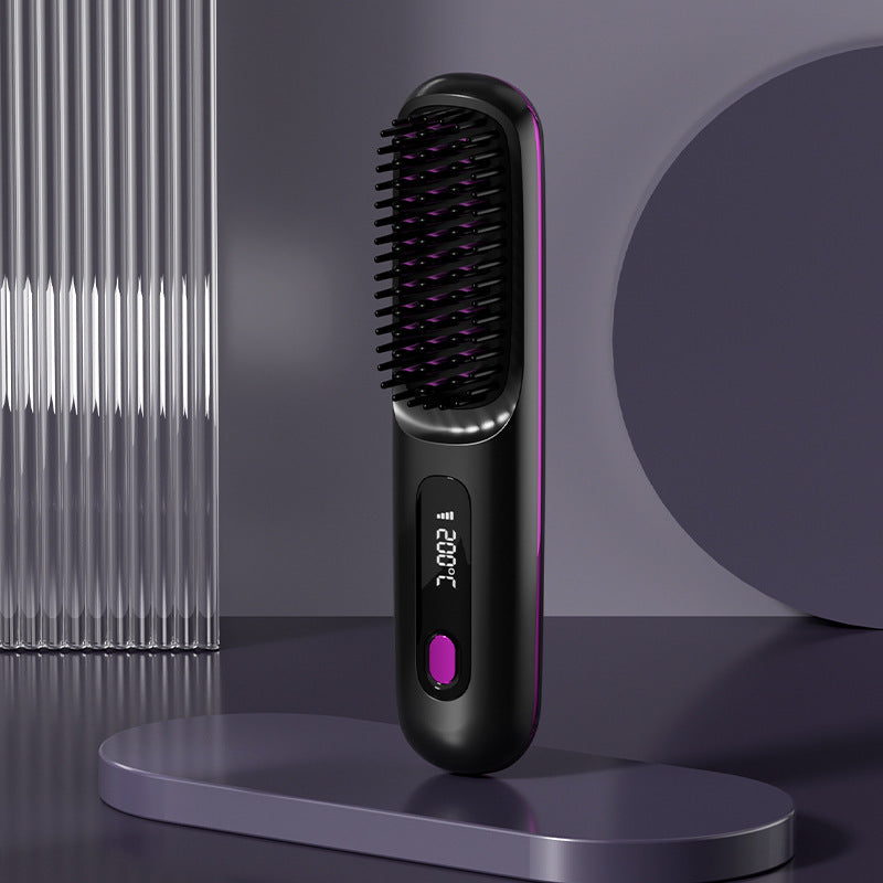 Rechargeable Hair Straightening Comb